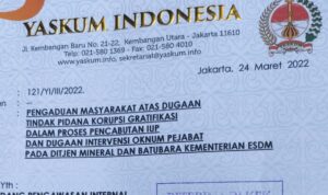 Pengaduan Yakum ke KPK